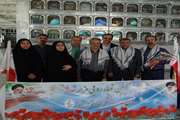 آئین غبار روبی و عطر افشانی مزار مطهر شهدا